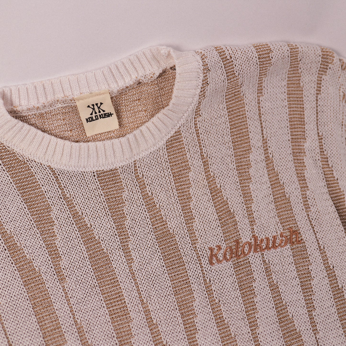 Kolokush Striped Knit — Cream/Sand
