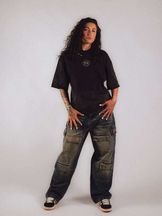 Kolokush Cargo Denim — Washed Blue