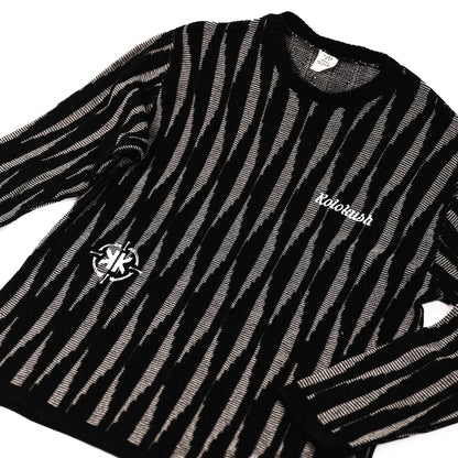 Kolokush Striped Knit — Black