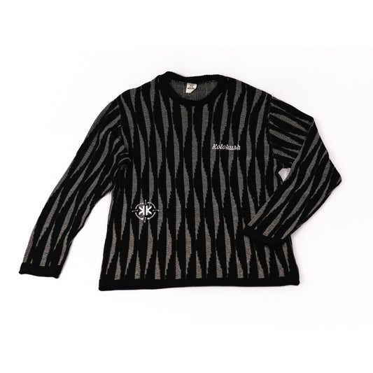 Kolokush Striped Knit — Black
