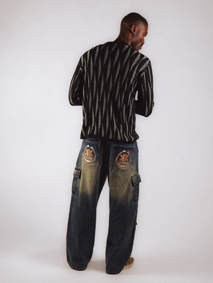 Kolokush Cargo Denim — Washed Blue