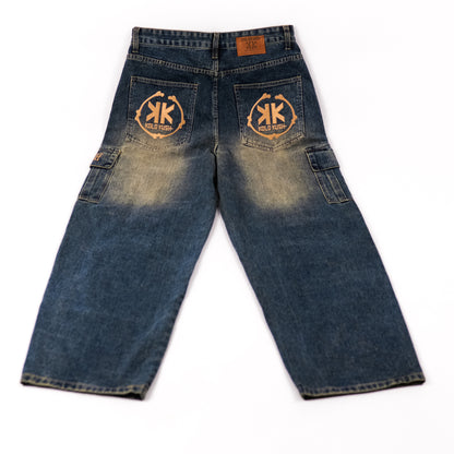Kolokush Cargo Denim — Washed Blue