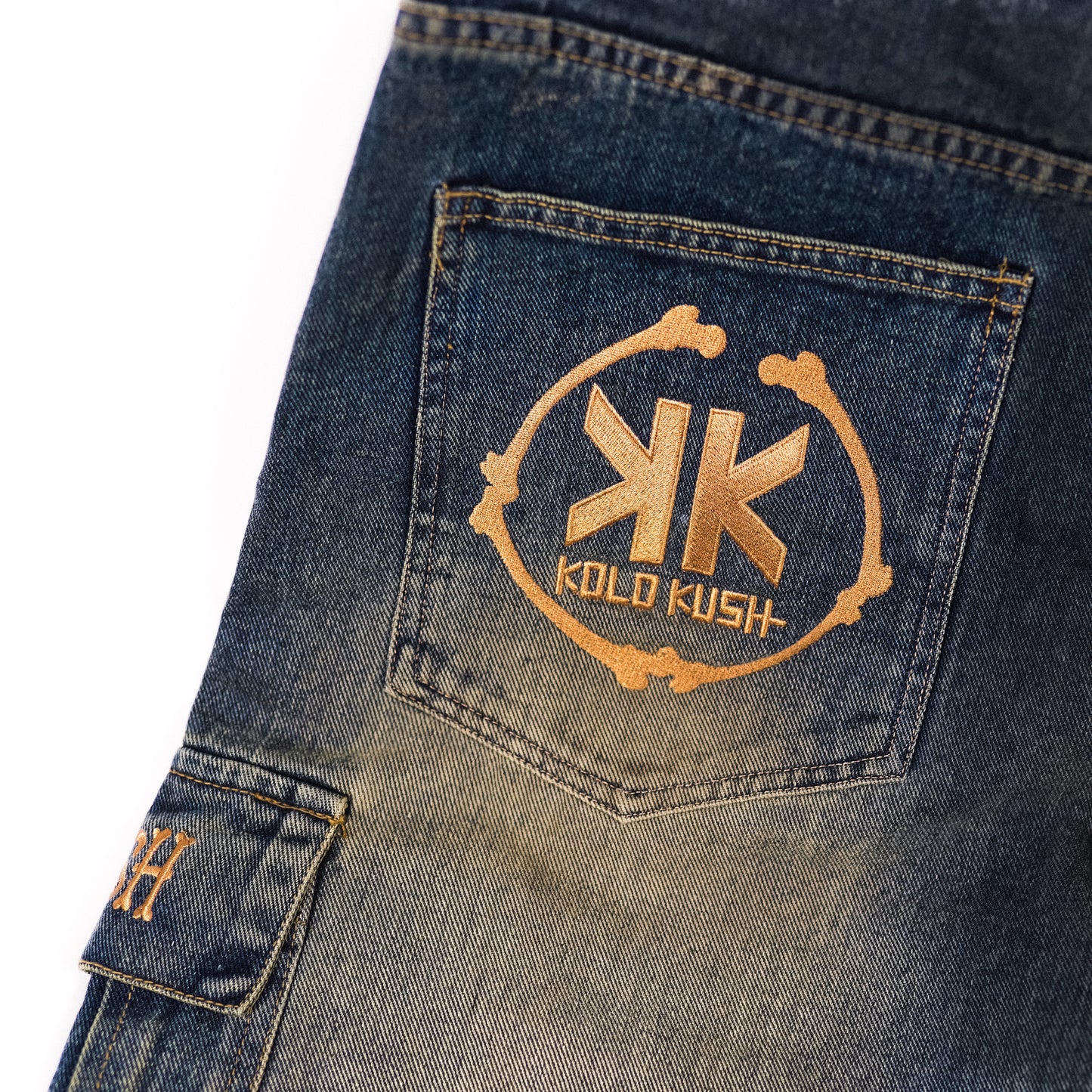 Kolokush Cargo Denim — Washed Blue