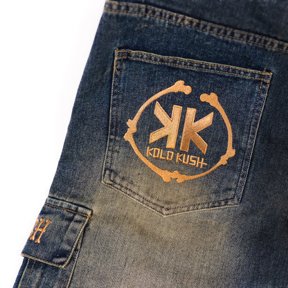 Kolokush Cargo Denim — Washed Blue
