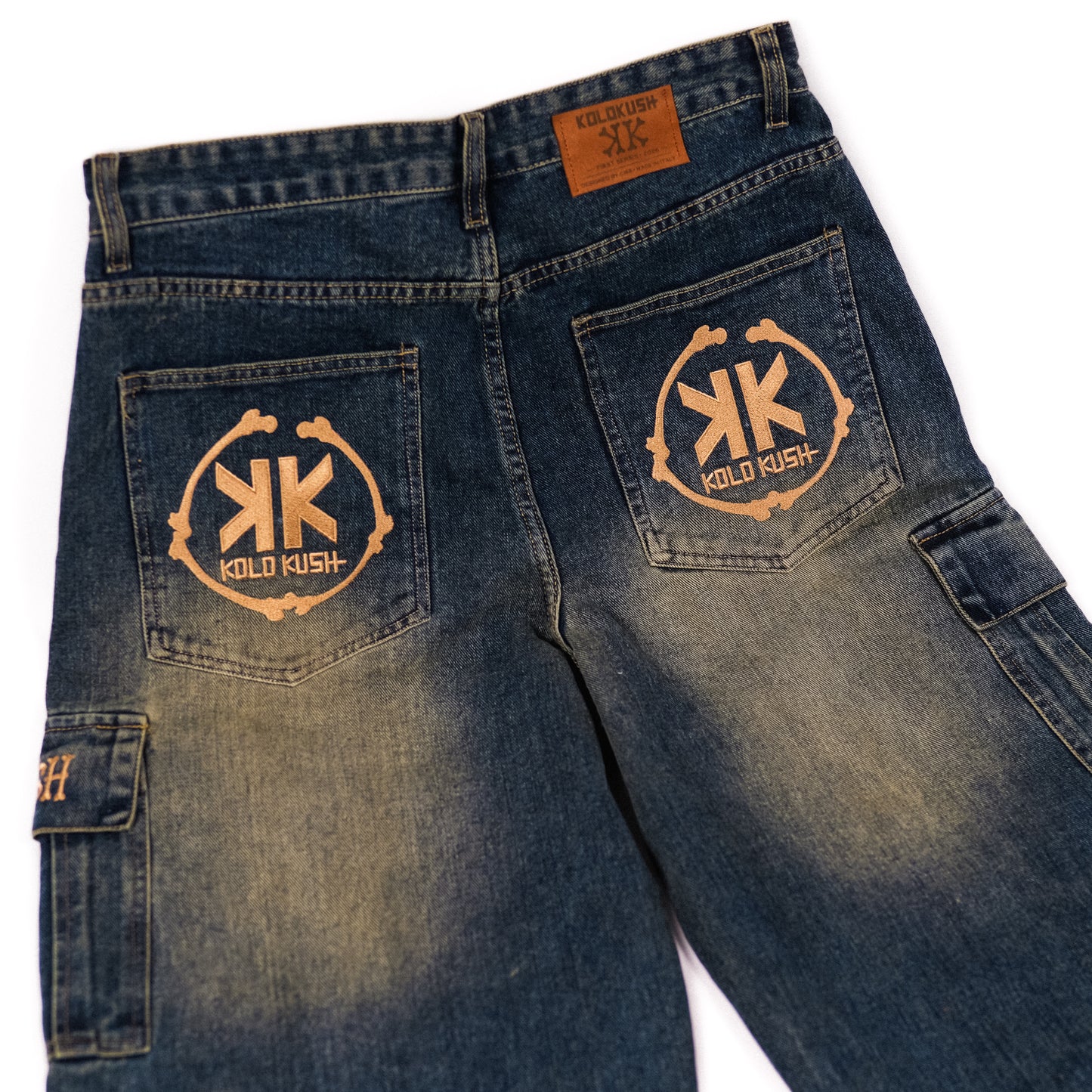Kolokush Cargo Denim — Washed Blue